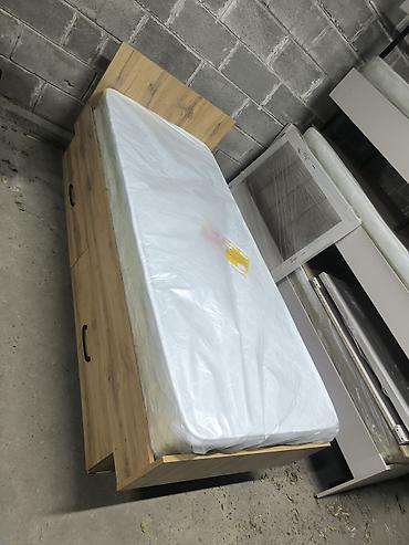 bunk bed: Односпальная кровать, Новый, С матрасом, длина - 190 см — 2