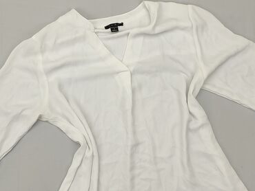 sinsay białe bluzki z długim rękawem: Blouse, Amisu, M (EU 38), condition - Good