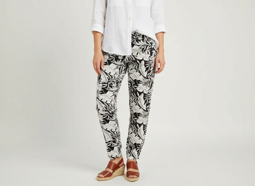 Women's Pants: Amisu, Spodnie materiałowe damskie, rozmiar M