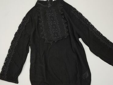 czarne bluzki z cekinami: Bluzka Reserved, XS (EU 34), Wiskoza, stan - Dobry