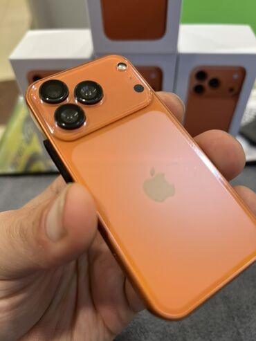 Другие мобильные телефоны: Айфон мини 17 Pro Max, Новый, 16ГБ, Оранжевый, Белый, Чехол, Кабель — 3