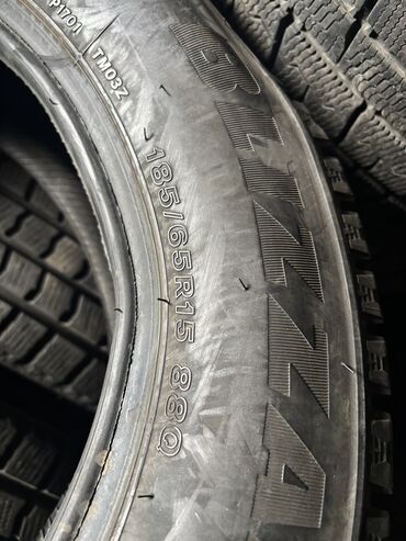 Шины: Шины 185 / 65 / R 15, Зима, Б/у, Комплект, Легковые, Япония, Bridgestone — 11