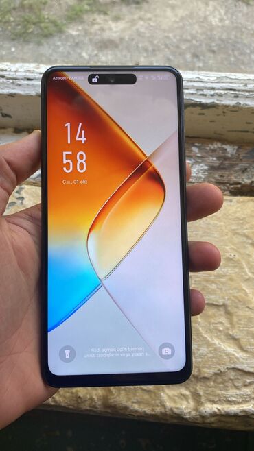 ucuz telefon aksesuarları: Infinix Note 30, 256 GB, rəng - Qara, Düyməli, Face ID