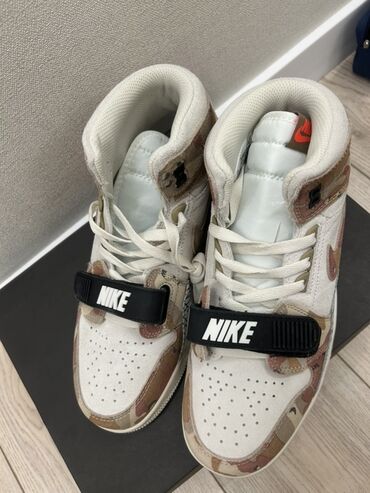 тактические берцы: Кроссовки Nike Jordan (модель с ремешком на подъёме) - Верх из
