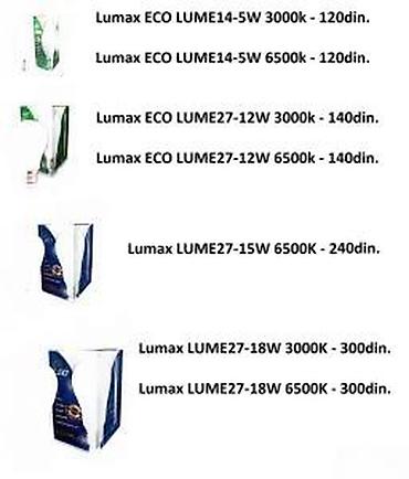 Sijalice: Lumax LED sijalice – više modela i temperatura boje Dostupne — 13
