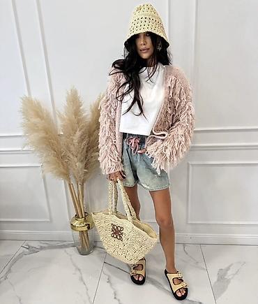 Džemperi, kardigani: 🔥Pleteni kardigan sa resama – ženstven, udoban i efektan komad za — 7