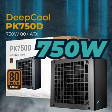 блоки питания deepcool: Блок питания, Новый, DeepCool, 750 Вт, Bronze, 750 Вт