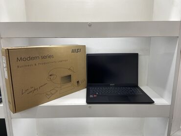 Ноутбуки: Ноутбук, MSI, 8 ГБ ОЗУ, AMD Ryzen 7, 15.6 ", Новый, Для работы, учебы, память SSD