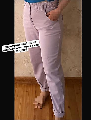 Брюки: Şalvar yeni kimidi heç bir problemi yoxdu satilir 5 azn. M-L ölçü — 2