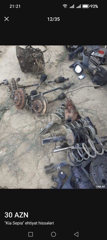 Digər avtomobil ehtiyat hissələri: Kia Sephia üçün ehtiyat hissələri - Mühərrik komplekti və ayrılıqda — 3