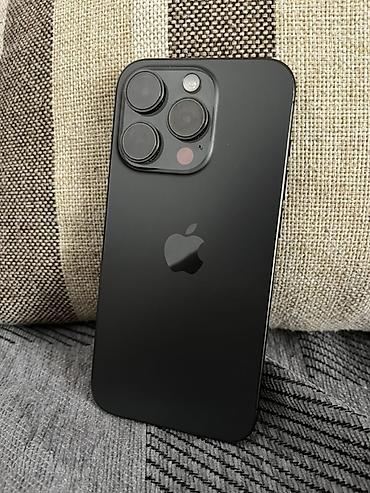 IPhone 15 Pro, Б/у, 256 ГБ, Black Titanium, Кабель, 82 % at lalafo.kg IPhone 15 Pro, Б/у, 256 ГБ, Black Titanium, Кабель, 82 %