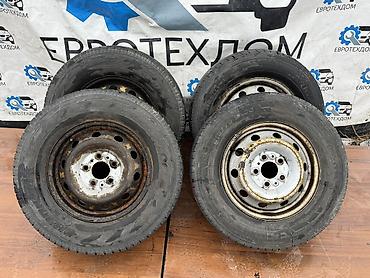 Колеса в сборе: Колеса в сборе 225 / 70 / R 15, Зима, Б/у, Комплект, Легкий коммерческий транспорт (C/LT), Железные, отверстий - 5 — 10