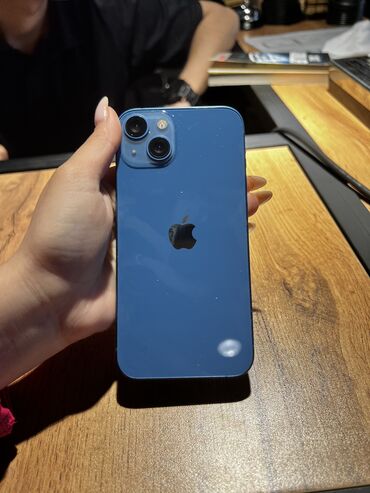 Apple iPhone: IPhone 13, 128 GB, Mavi, Barmaq izi, Face ID