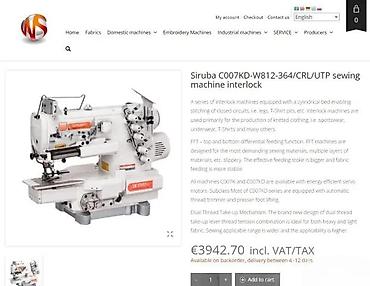 Industrijske šivaće mašine: Industrijska mašina za šivenje – interlok Siruba — 2