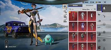 qizil sat: PUBG Mobile oyun hesabı – zəngin kolleksiya və nadir kostyumlar — 2
