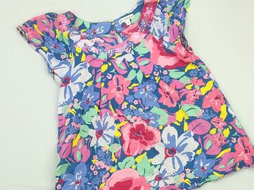 różowa koszula w kwiaty: Bluzka, Marks & Spencer, 11 lat, 140-146 cm, stan - Dobry
