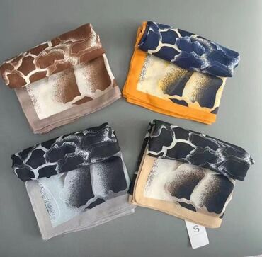 Baş geyimləri: Ketan Material Şarflar 30 manat 
Ölçü 80•180 sm — 5