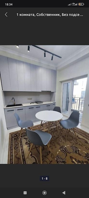 Посуточная аренда квартир: 1 комната, Душевая кабина, Постельное белье, Кондиционер — 11