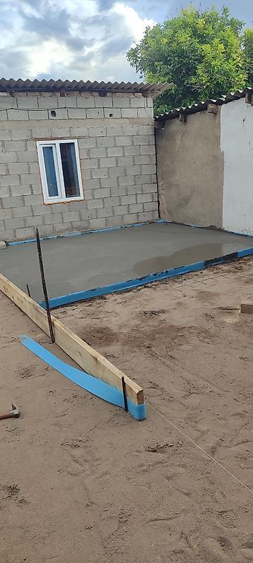 Бетонные работы: Жидкое стяжка куябыз арзан жана сапаттуу Бишкек шаары боюнча б.а — 5