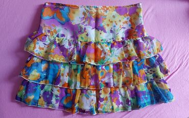 lepršave suknje: M (EU 38), Midi, color - Multicolored