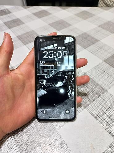 Apple iPhone: IPhone X, Б/у, 64 ГБ, Белый, Защитное стекло, 100 % — 1