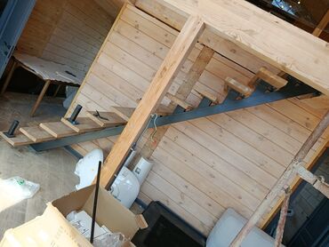 Навесы: Навес, Односкатный, Металл, Поликарбонат, Установка — 17