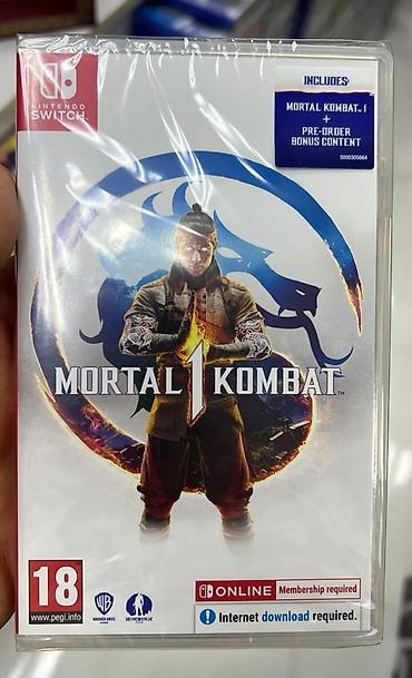 Məhsul: Nintendo Switch üçün Mortal Kombat 1 oyun diski (fiziki qutu)