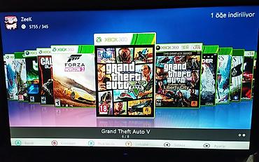 video light: Xbox 360 Slim oyun konsolu seti 8 ədəd oyun var Gta 5 assassin S — 2