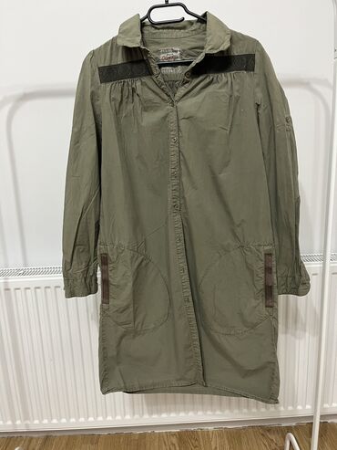 Women's Raincoats: M (EU 38), Used, Without lining, Single-colored, color - Khaki