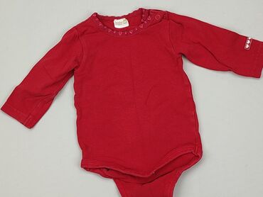 czerwone body niemowlęce: Боді, 0-3 міс., 
стан - Хороший