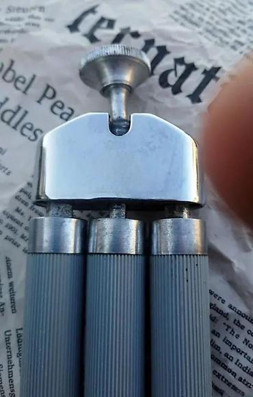 Ostali antikviteti: Stari Mesingani stativ SUIS RAPID West Germany. Une antiquité. Vintage — 6