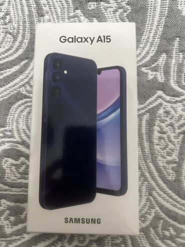 самсунг 132: Samsung Galaxy A15, Б/у, 128 ГБ, цвет - Синий, 2 SIM