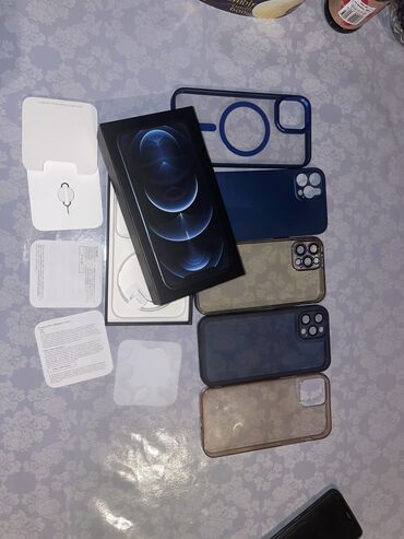 iphone 12 pro case: IPhone 12 Pro, 128 GB, Mavi, Simsiz şarj, Face ID