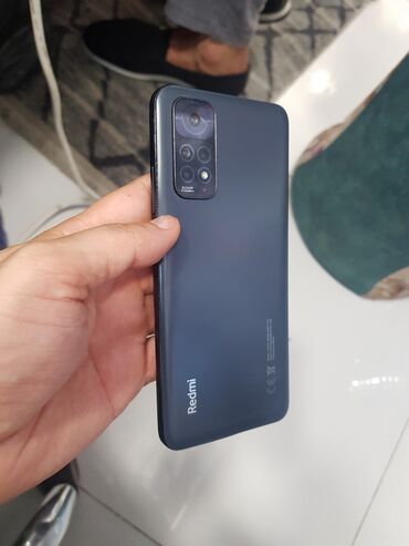 redmi note 11 ekran orjinal: Redmi Note 11, 128 GB, rəng - Qara, Zəmanət, Qırıq, Sensor