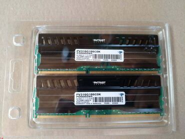 ddr3 2gb: Оперативдик эс-тутум, Жаңы, Patriot, 16 ГБ, DDR3, 1866 МГц, ПК үчүн