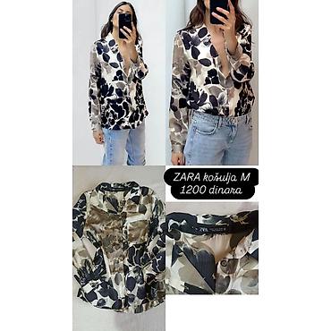 Košulje: ZARA satenska košulja sa cvetnim printom - Model: ZARA WOMAN - — 1