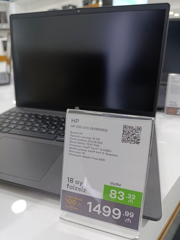HP: HP ProBook, 15.6 ", Intel Core i5, 512 GB, Ünvandan götürmə