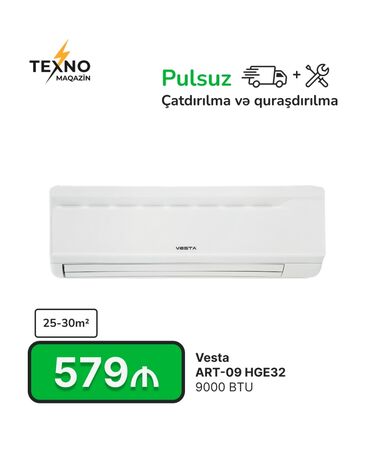 s23 ikinci el: Kondisioner 20-25 kv. m, Pulsuz quraşdırılma