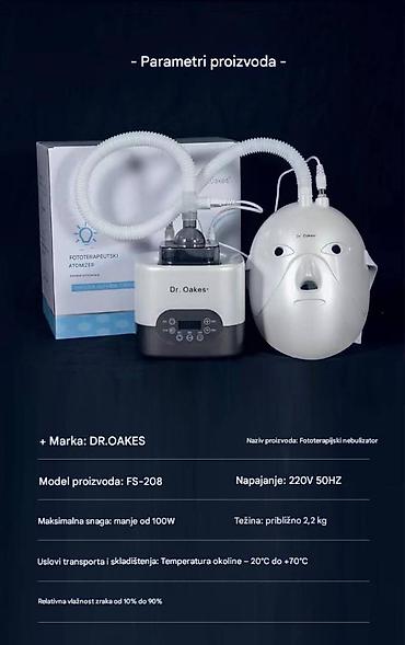 Ostali aparati za negu lica: Dr. Oakes+ Facial SPA Atomizer – profesionalni uređaj za njegu lica sa — 10