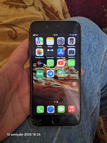 Kompüter, noutbuk və planşetlər: IPhone 6s, 64 GB, Gümüşü, Barmaq izi