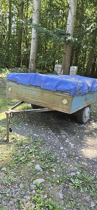 Другой транспорт: Продам легковой прицеп в хорошем состоянии, заводской окрас. тент и — 2