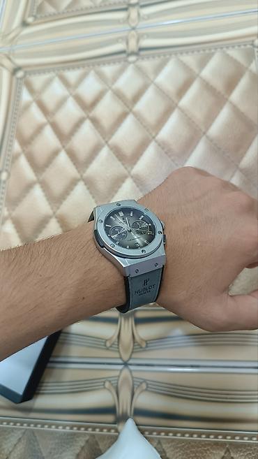 Qol saatları: Yeni, Qol saatı, Hublot, rəng - Boz — 1