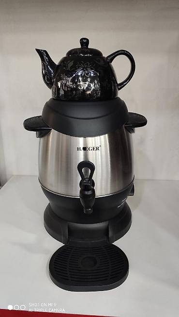 elektrik samavar: Samovar elektrik samovar Heager 6 litr tutumlu Paslanmaz iy tam vermez — 2