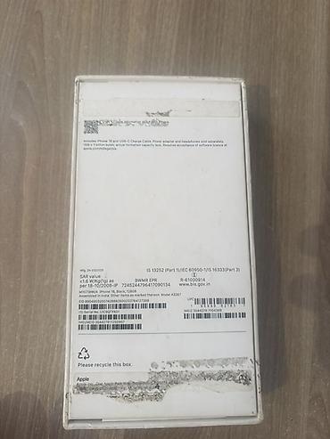 Apple iPhone: IPhone 16, 128 GB, Qara, Face ID — 14