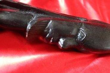 Figure: STARA DRVENA AFRIČKA FIGURA MUŠKARCA, RARITET, RUČNI RAD | Стара — 13