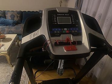 GREEN HILL qaçış trenajoru - Elektrikli treadmill, geniş qaçış örtüyü