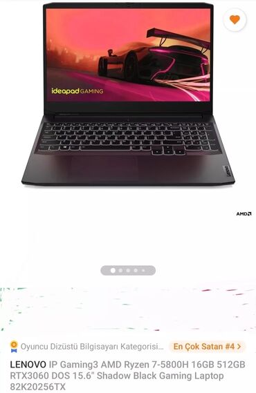 HP: HP Victus Gaming 15-FA1343TX 15.6 FHD 144 Hz ekran Intel Core i7 I7 — 7