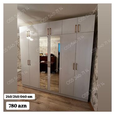 Divanlar: Yeni, 4 qapılı Düz dolab, Qarderob, paltar dolabı lalafo.az -da Divanlar: Yeni, 4 qapılı Düz dolab, Qarderob, paltar dolabı