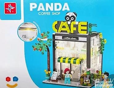 sklopive kockice: Zabavni svetleći panda kafić kingdom block. zabavni svetleći panda — 1