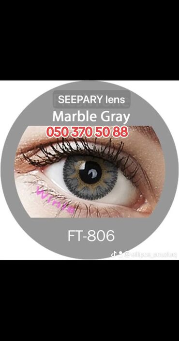 Digər: Lens linza koreya istehsalı olan linza +qab rəngli kosmetik linza — 6